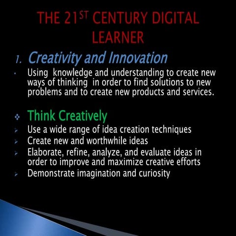 The 21 st century digital learner