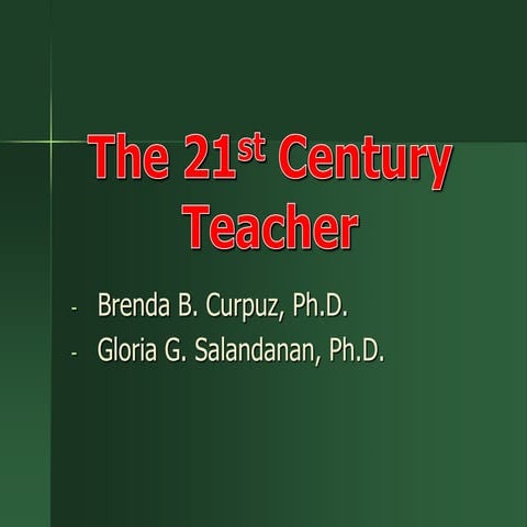 The 21st century Teacher