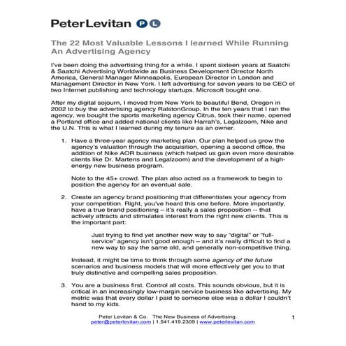 How To Manage An Advertising Agency 