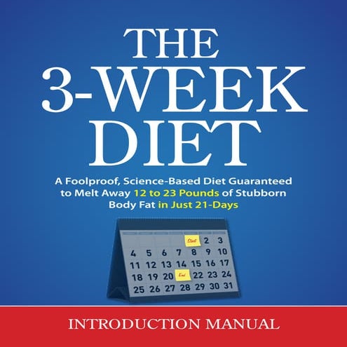 The 3-Week Diet Manual Full by Dr Brian