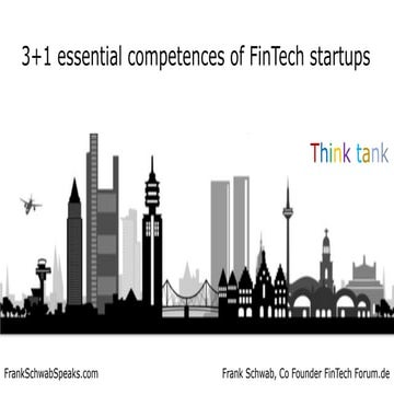 The 3+1 essential competences of FinTech startups