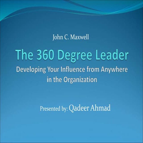 The 360-Degree Leader - Presentation.ppt