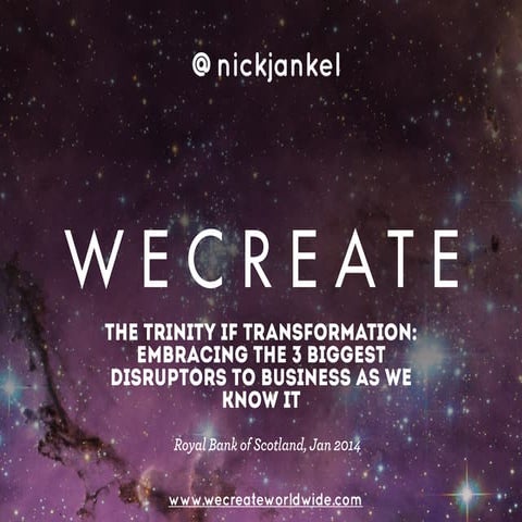 The 3 biggest disruptors to business as we know it 