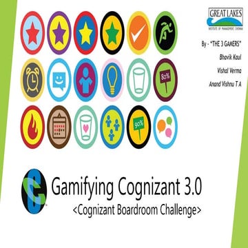 Gamifying Cognizant 3.0