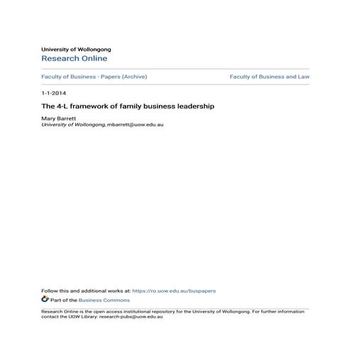 CLEVER Innovation in Family Business | PDF