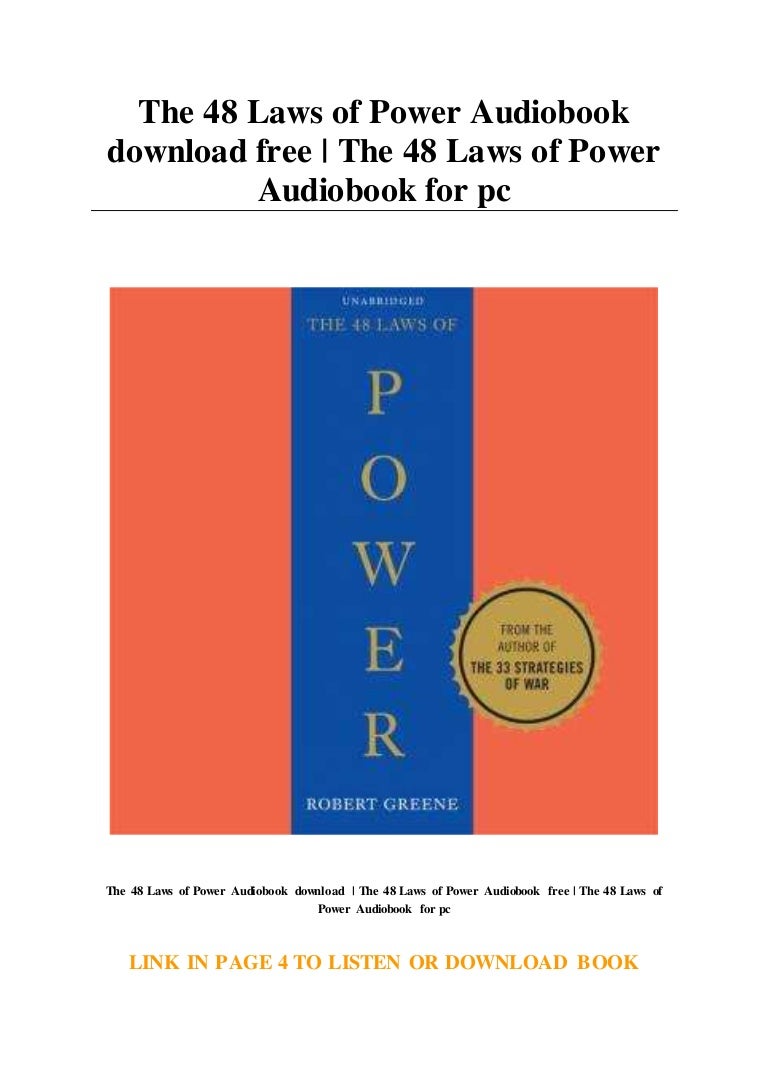 48 Laws Of Power Audiobook Free Download The 48 Laws of Power Audiobook download free | The 48 Laws of Power A…