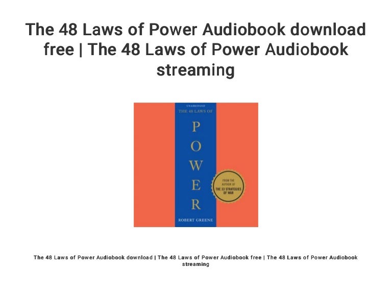 48 laws of power full book pdf download
