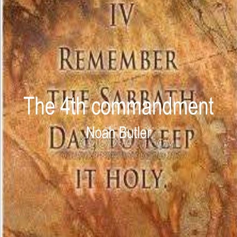 The 4th commandment noah butler v2