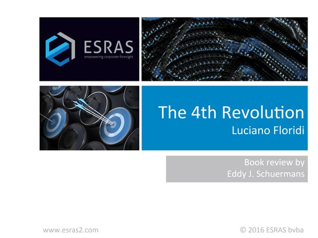 The 4th revolution, Luciano Floridi - book review  