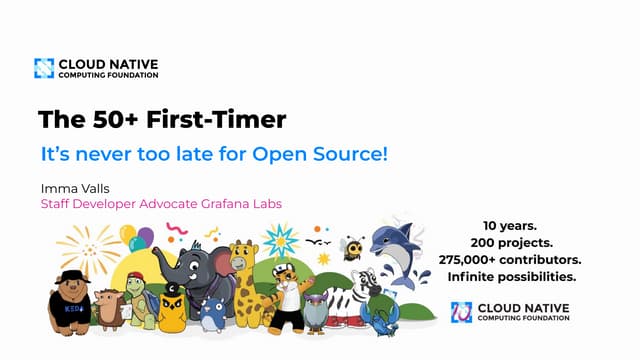 The 50+ First-Timer: It’s never too late for Open Source!