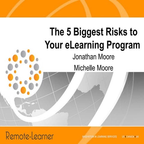 The 5 Biggest Risks to Your eLearning Program