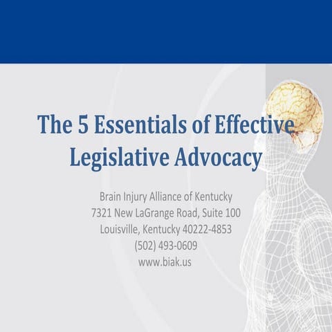The 5 essentials of effective legislative advocacy revisedbb