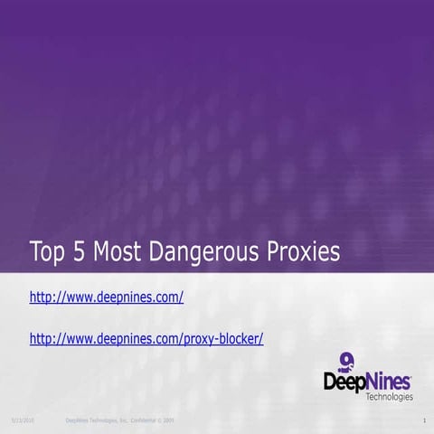 The 5 most dangerous proxies