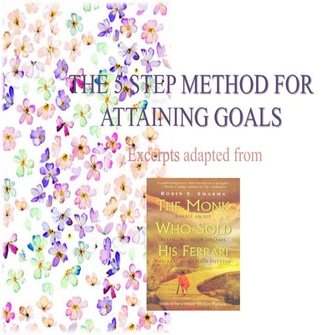 The 5 step method for attaining goals