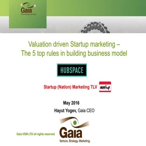 The 5 top rules in building business model  