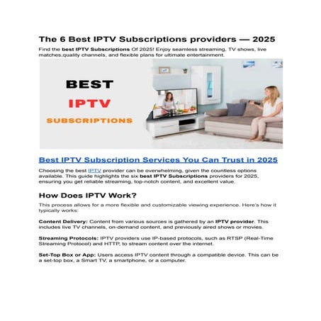 The 6 Best IPTV Subscriptions providers — 2025.pdf