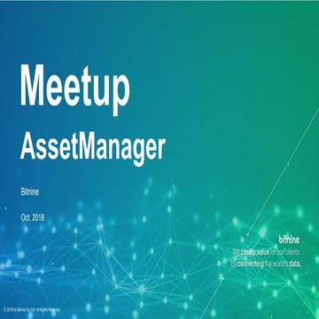 Graph Database Meetup in Korea #6. Graph Database 5 Offerings_ AssetManager (...