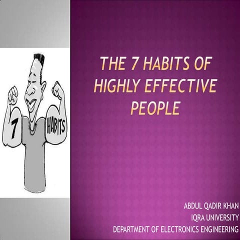 7 habits by (aqkhan)