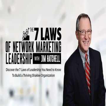 The 7 laws of network marketing leadership
