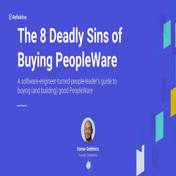 The 8 deadly sins of buying people ware