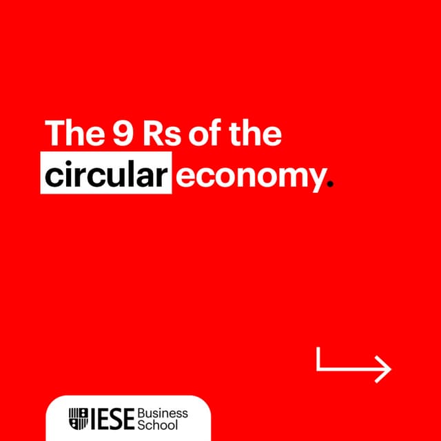 The 9Rs of the circular economy | PDF