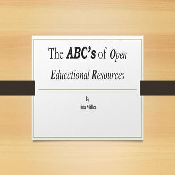 The abc’s of open (2) | PPTX