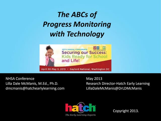 The ABCs of Progress Monitoring