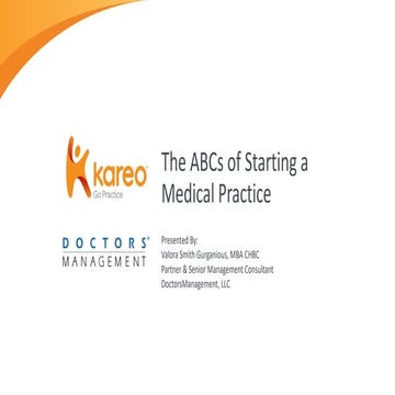 The ABCs of Starting a Medical Practice