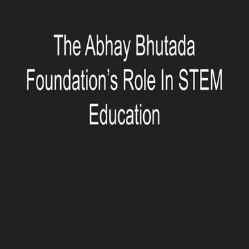 Abhay Bhutada Foundation’s Role in Shaping India’s Education Revolution ...