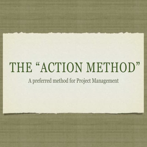 The Action Method | KEY