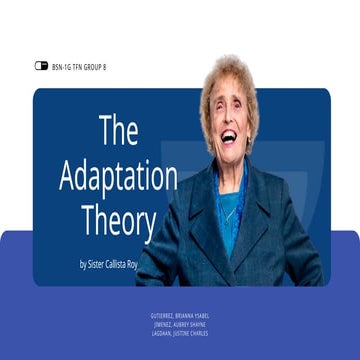 The Adaptation Theory Nursing Presentation.pptx