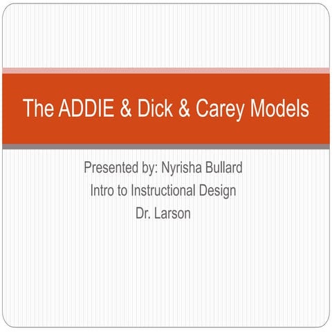 Into to Instructional Design