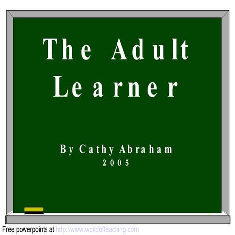 Teaching Adults | PPT