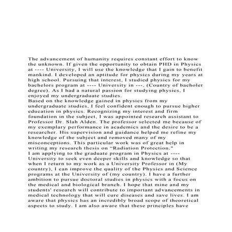 The advancement of humanity requires constant effort to .docx