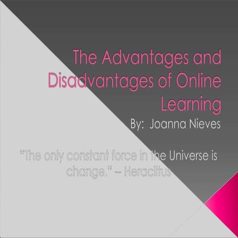 theadvantagesanddisadvantagesofonlinelearning-121020185318-phpapp01.pptx