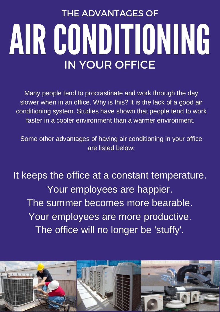 The Advantages of Air Conditioning your Office