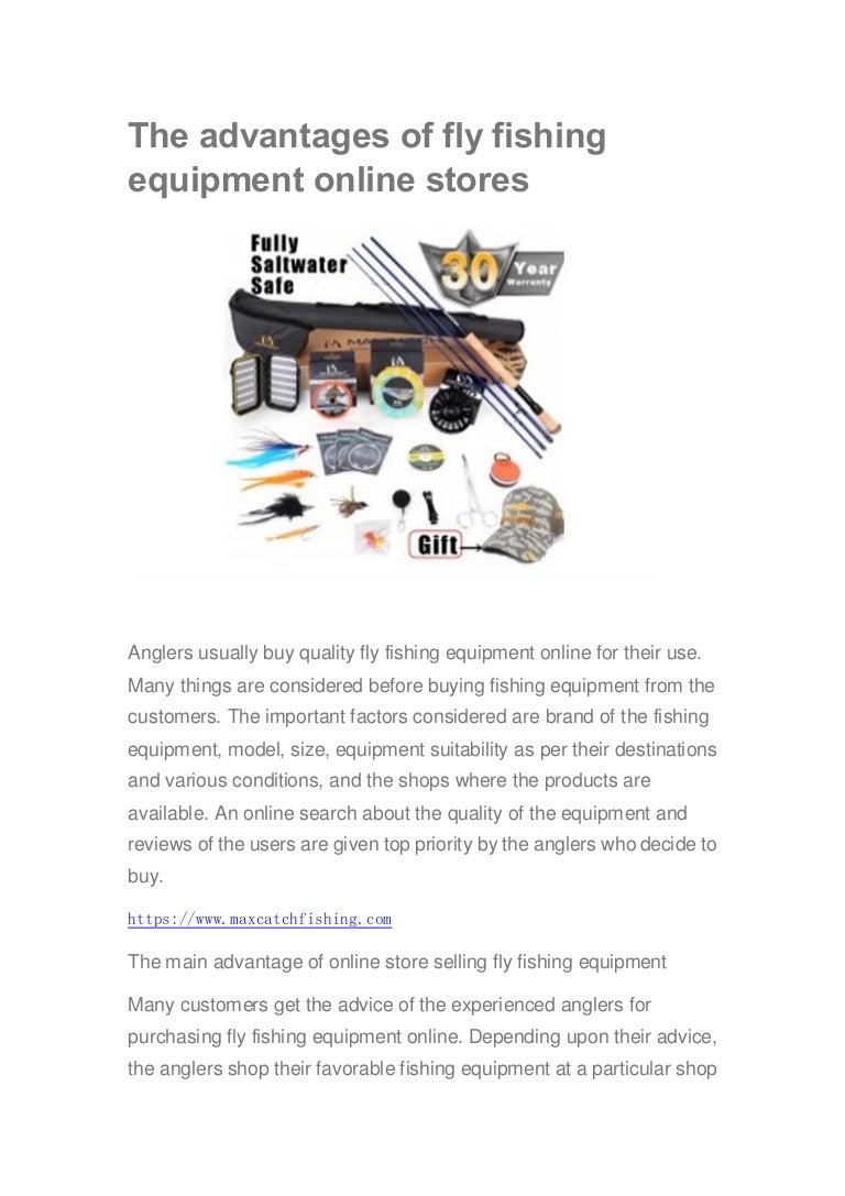 fishing equipment online store