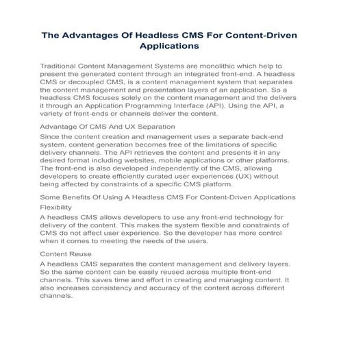 The Advantages Of Headless CMS For Content-Driven Applications.pdf
