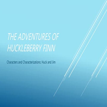 The adventures of huckleberry finn   huck and jimpptx