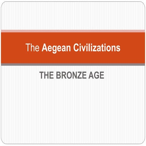 The aegean civilizations (4)