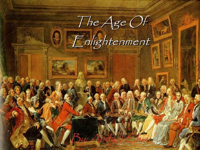 The age of enlightenment powerpoint