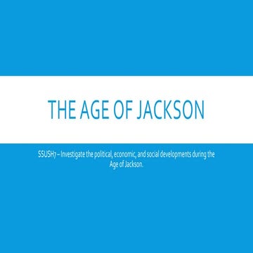 The age of jackson ssush7a