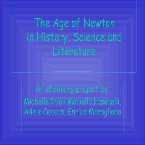 The age of newton