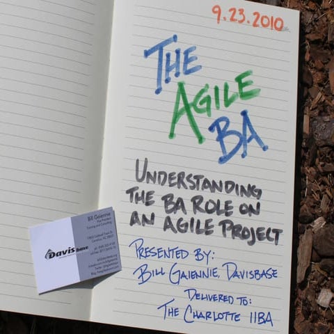 The Agile BA (Business Analyst)