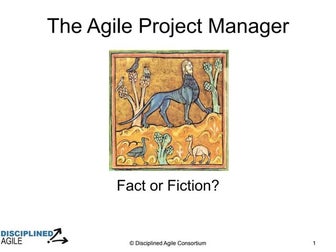 The Agile Project Manager - fact or fiction ?