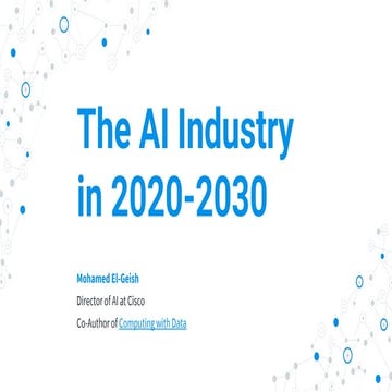 The AI Industry in 2020-2030