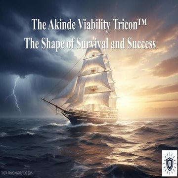 The Akinde Viability Tricon™: Your Business's DNA for Lasting Success
