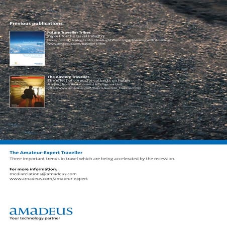 The amateur expert traveller