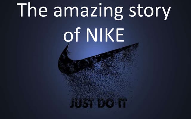 the nike story