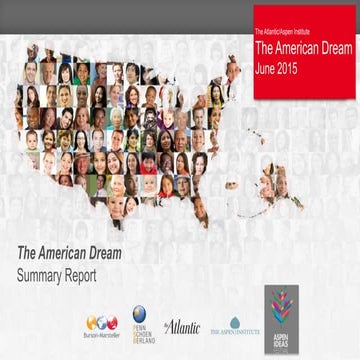 The Atlantic/Aspen Institute Survey 2015: The American Dream